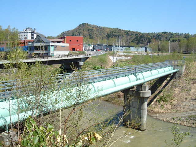 導水管　幌新２号水管橋の写真