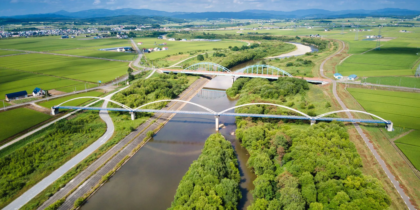 雨竜川水管橋